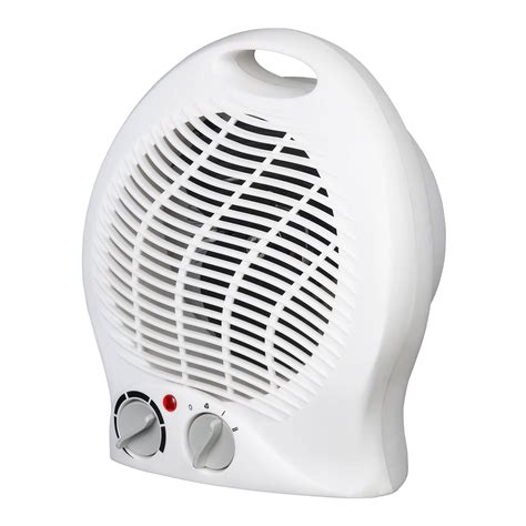 white fan heater
